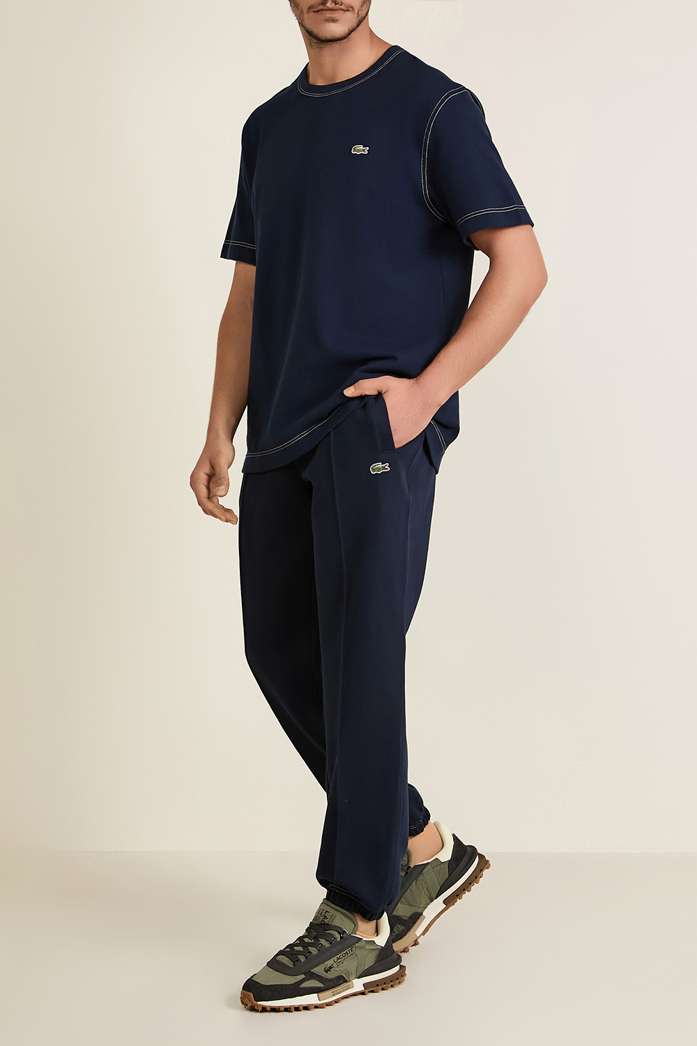 מכנסי ג'וג ארוכים LACOSTE